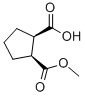 (1S,2r)-2-(methoxycarbonyl)cyclopentanecarboxylic acid Structure,92541-43-0Structure