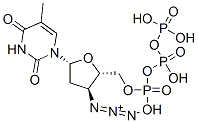 3-叠氮基-3-脱氧胸腺嘧啶脱氧核苷-5-三磷酸结构式_92586-35-1结构式