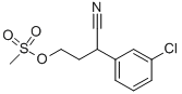 Methanesulfonic acid 3-(3-chloro-phenyl)-3-cyano-propyl ester Structure,925889-97-0Structure