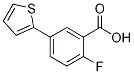 2-氟-5-(噻吩-2-基)苯甲酸结构式_926205-45-0结构式