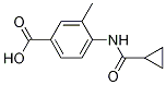 4-[(Cyclopropylcarbonyl)amino]-3-methylbenzoic acid Structure,926224-22-8Structure