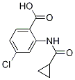 4-Chloro-2-[(cyclopropylcarbonyl)amino]benzoic acid Structure,926242-52-6Structure