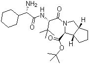 2-(2-(2-氨基-2-环己基乙酰氨基)-3,3-二甲基丁酰基)-八氢环戊并[c]吡咯-1-羧酸叔丁酯结构式_926276-18-8结构式