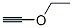 Ethoxyethyne Structure