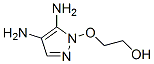 Ethanol, 2-[(4,5-diamino-1h-pyrazol-1-yl)oxy]- Structure,927417-22-9Structure