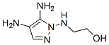 Ethanol, 2-[(4,5-diamino-1h-pyrazol-1-yl)amino]- Structure,927417-58-1Structure