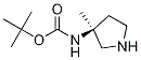 (S)-tert-butyl 3-methylpyrrolidin-3-ylcarbamate Structure,927652-04-8Structure