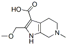 1H-pyrrolo[2,3-c]pyridine-3-carboxylic acid, 4,5,6,7-tetrahydro-2-(methoxymethyl)-6-methyl- Structure,927803-05-2Structure