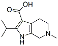 1H-pyrrolo[2,3-c]pyridine-3-carboxylic acid, 4,5,6,7-tetrahydro-6-methyl-2-(1-methylethyl)- Structure,927803-07-4Structure