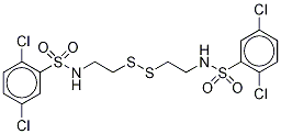 N,n’-(dithiodi-2,1-ethanediyl)bis[2,5-dichloro-benzenesulfonamide Structure,927822-86-4Structure