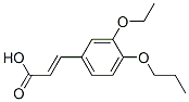 3-(3-Ethoxy-4-propoxy-phenyl)-acrylic acid Structure,92864-99-8Structure