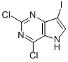 2,4-Dichloro-7-iodo-5H-pyrrolo[3,2-d]pyrimidine Structure,928840-99-7Structure