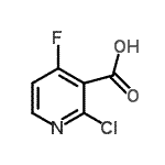 2-Chloro-4-fluoronicotinic acid Structure,929022-76-4Structure