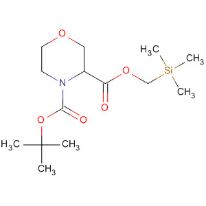 4-(Tert-butoxycarbonyl)-3-((trimethylsilyl)methyl)morpholine-3-carboxylic acid Structure,929047-11-0Structure