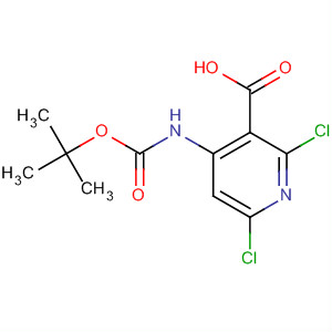 4-(Tert-butoxycarbonylamino)-2,6-dichloronicotinic acid Structure,929288-17-5Structure