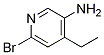 6-Bromo-4-ethylpyridin-3-amine Structure,929617-29-8Structure