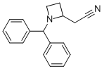 2-(1-Benzhydrylazetidin-2-yl)acetonitrile Structure,92992-32-0Structure