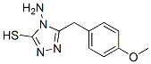 4-氨基-5-(4-甲氧基苄基)-4H-1,2,4-噻唑-3-硫醇结构式_93073-14-4结构式