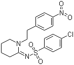 4-氯-n-[1-[2-(4-硝基苯基)乙基]-2-哌啶基]苯磺酰胺结构式_93101-02-1结构式