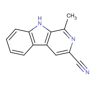 1-Methyl-9h-pyrido[3,4-b]indole-3-carbonitrile Structure,93138-03-5Structure