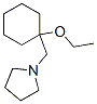 (9CI)-1-[(1-乙氧基环己基)甲基]-吡咯烷结构式_93258-03-8结构式