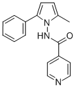 N-(5-methyl-2-phenylpyrrolyl)-4 pyridylcarboxamide Structure,93317-30-7Structure