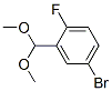 5-Bromo-2-fluorobenzaldehyde dimethyl acetal Structure,933671-89-7Structure