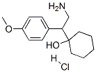 1-(4-Methoxyphenyl)-2-aminoethyl cyclohexanol hydrochloride Structure,93413-77-5Structure