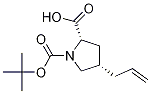 (2S,4s)-4-烯丙基-1-(叔丁氧基羰基)吡咯烷-2-羧酸结构式_934470-80-1结构式