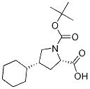 (2S,4r)-boc-4-cyclohexyl-pyrrolidine-2-carboxylic acid Structure,934470-83-4Structure