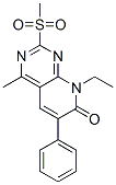 Pyrido[2,3-d]pyrimidin-7(8h)-one, 8-ethyl-4-methyl-2-(methylsulfonyl)-6-phenyl- Structure,934496-69-2Structure