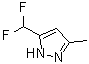 3-(Difluoromethyl)-5-methyl-1H-pyrazole Structure,934759-09-8Structure