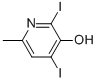 2,4-Diiodo-3-hydroxy-6-methylpyridine Structure,934965-62-5Structure