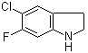 5-Chloro-6-fluoroindoline Structure,935272-19-8Structure