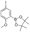 2-(5-Iodo-2-methoxyphenyl)-4,4,5,5-tetramethyl1,3,2-dioxaborolane Structure,935446-54-1Structure