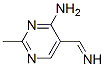 (9ci)-5-(亚氨基甲基)-2-甲基-4-嘧啶胺结构式_93588-20-6结构式