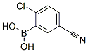 2-Chloro-5-cyanophenylboronic acid Structure,936249-33-1Structure