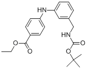 N-(3-boc-aminomethylphenyl)-n-4-(carbethoxyphenyl)amine Structure,936497-81-3Structure