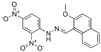 N-[(2-methoxynaphthalen-1-yl)methylideneamino]-2,4-dinitro-aniline Structure,93654-59-2Structure