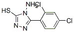 4-氨基-5-(2,4-二氯苯基)-4H-[1,2,4]噻唑-3-硫醇结构式_93677-89-5结构式