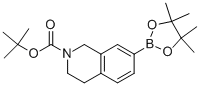 Tert-butyl 7-(tetramethyl-1,3,2-dioxaborolan-2-yl)-1,2,3,4-tetrahydroisoquinoline-2-carboxylate Structure,937048-76-5Structure