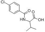 2-(4-Chloro-benzoylamino)-3-methyl-butyric acid Structure,93709-63-8Structure