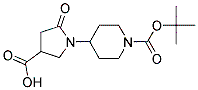 1-(1-(Tert-butoxycarbonyl)piperidin-4-yl)-5-oxopyrrolidine-3-carboxylic acid Structure,937601-51-9Structure