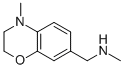 N-methyl-1-(4-methyl-3,4-dihydro-2h-benzo[b][1,4]oxazin-7-yl)methanamine Structure,937795-86-3Structure