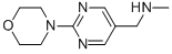 N-methyl-(2-morpholinopyrimidin-5-yl)methylamine Structure,937796-14-0Structure