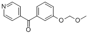 [3-(Methoxymethoxy)phenyl](pyridin-4-yl)methanone Structure,938458-57-2Structure