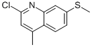 2-Chloro-4-methyl-7-(methylthio)quinoline Structure,938459-19-9Structure