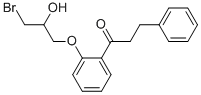 1-[2-(3-Bromo-2-hydroxypropoxy)phenyl]-3-phenyl-1-propanone Structure,93885-34-8Structure