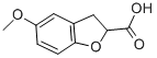 5-Methoxy-2,3-dihydrobenzofuran-2-carboxylic acid Structure,93885-41-7Structure