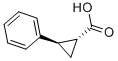 Trans-2-phenyl-1-cyclopropanecarboxylicacid Structure,939-90-2Structure